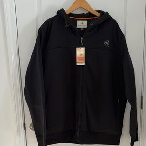 Legendary Whitetails Black Hooded sweatshirt jacket size 2XTall NWT